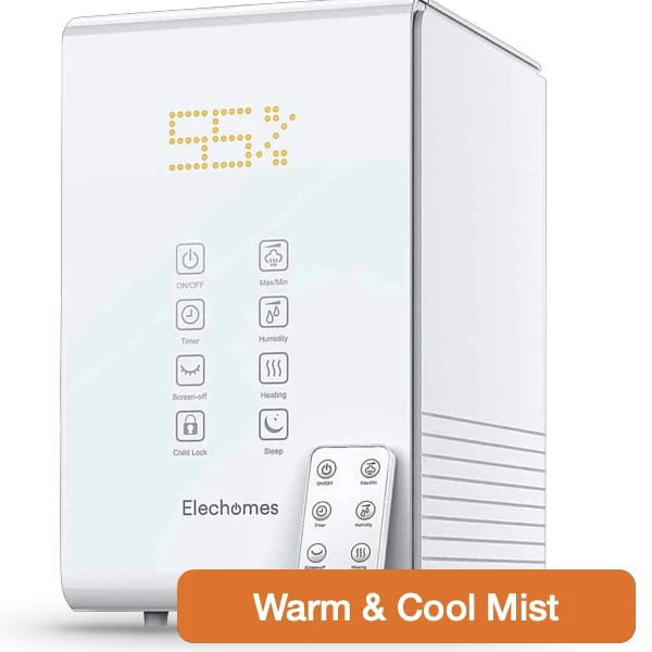 Plant mister machine that produces warn and cool mist